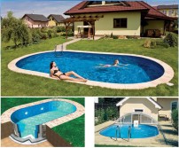 Hazır Havuz Paket İbiza Çap: 3,2x6 H: 1,5 Linerli Waterfun