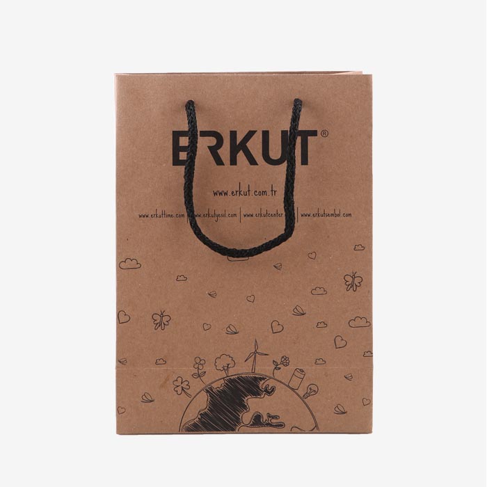 İp Askılı Kraft Çanta